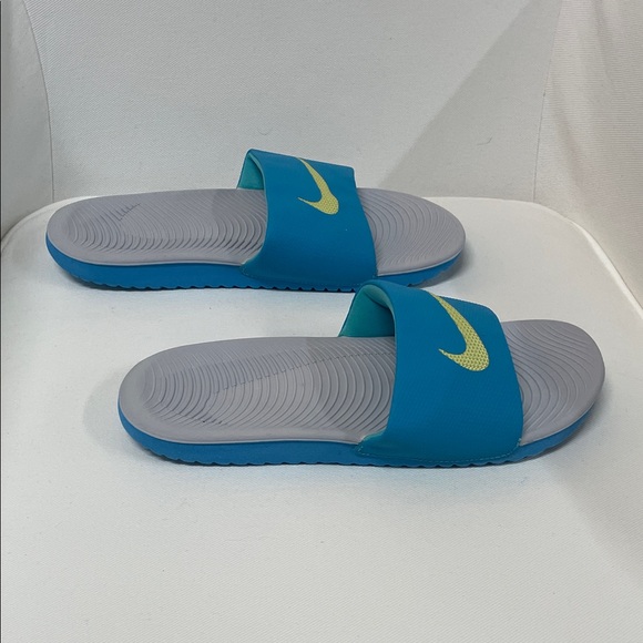 Nike Teal and Gray Kawa Slides Sz9 NWOT - Picture 3 of 7